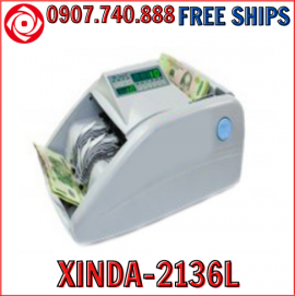 MÁY ĐẾM TIỀN XINDA 2136L NEW 2025