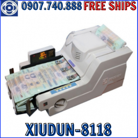 MÁY ĐẾM TIỀN XIUDUN 8118 NEW2025