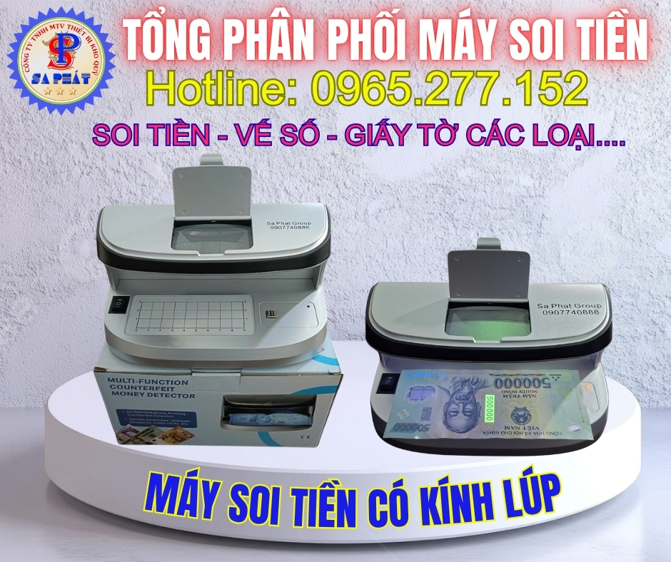 Máy soi có kính lúp