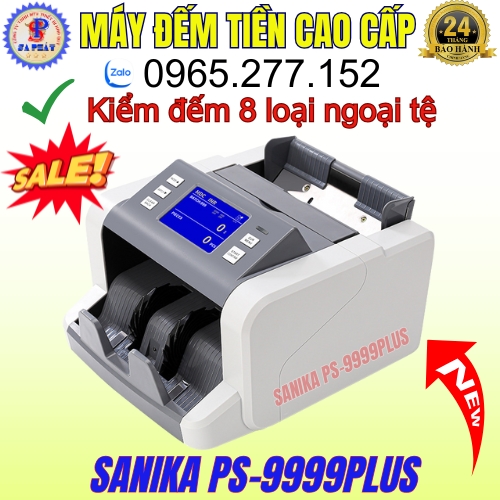 MÁY ĐẾM TIỀN SANIKA GALAXY PS-9999PLUS (NEW 2025)