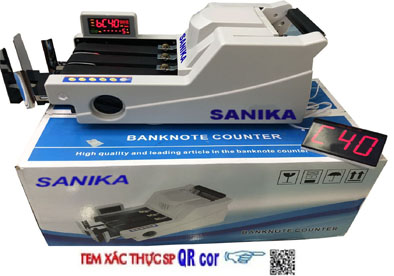 MÁY ĐẾM TIỀN SANIKA SUPER BC-40PLUS ( NEW 2020)